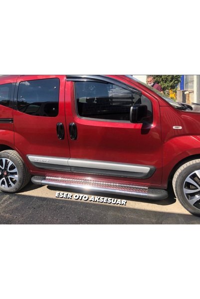 EserOtoAksesuar Fiat Fiorino 3'lü Set Yan Basamak+Ön Koruma+Arka Koruma Demiri (Tüm Modeller İle Uyumludur)