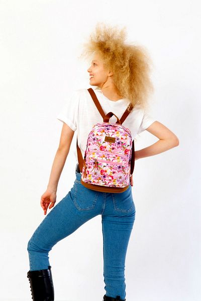 KAUKKO Safari Mini Backpack 31x23x16 cm Anemone (k1287)