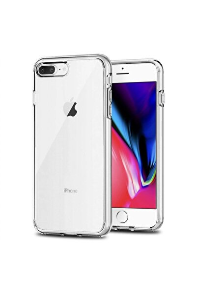 Iphone7&8 Plus Silikon Kamera Korumalı Kılıf Şeffaf