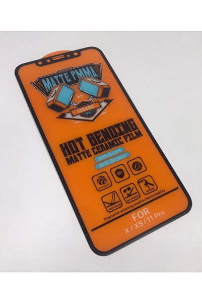 Miscase Apple Iphone 11 Pro /x /xs Pmma Tam Kaplayan Mat Seramik Nano Esnek E...