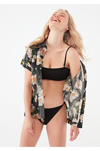 Mavi Тканий чорний верх бікіні 197521-900