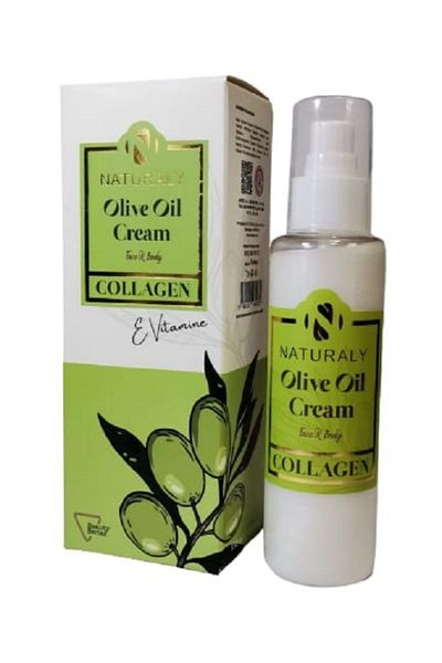 naturaly 150ml Olive Oil Cream Collagen - Vitamin E
