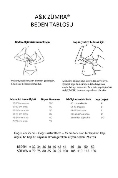 A&K ZÜMRA Γυναικείο σουτιέν χωρίς επένδυση χωρίς σύρμα