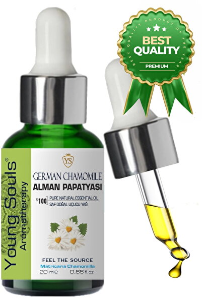 YOUNG SOULS Aromatherapy German Chamomile Essential Oil Alman Papatyası Uçucu...