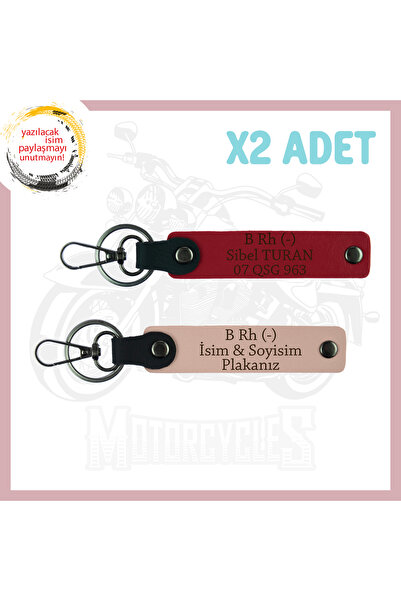 Asortishey Motorcyclist Special for Your Loved Ones, Leather 2-Key Chain with...