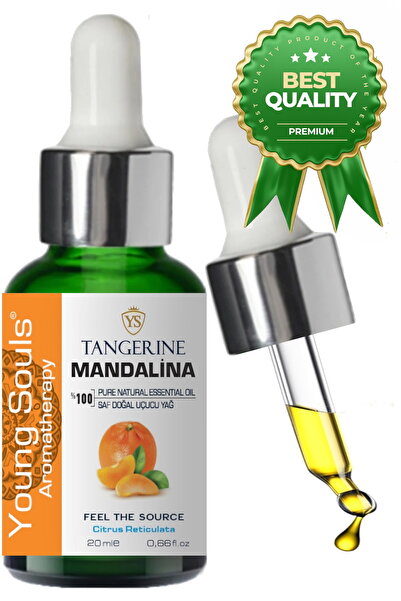 YOUNG SOULS Tangerine Essential Oil Mandalina Uçucu Yağ 20 ml
