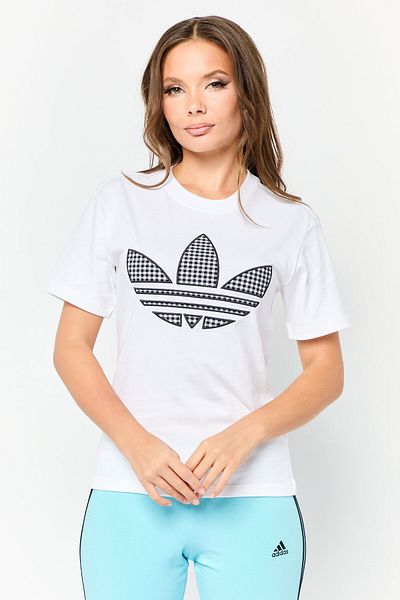 adidas Women Sportswear Fit Short Sleeve Outdoor Top, White