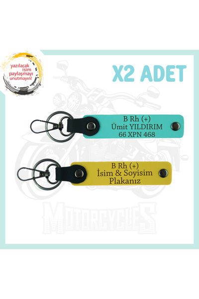Asortishey Motorcycle Lovers, Special Design 2-Piece Keychain with Name Plate...