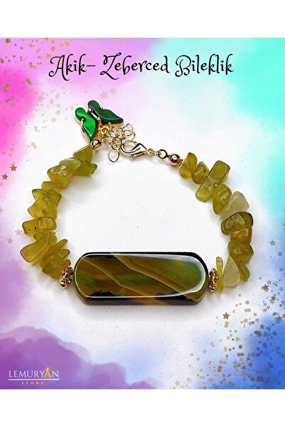 Herkimer Doğal Taş Orijinal Doğaltaş Yeşil Akik & Peridot (Zeberced) Tasarım ...