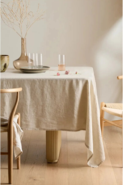RH Rosehan مفرش طاولة من الكتان الخام العضوي من روزهان