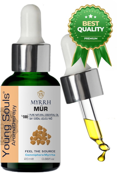 YOUNG SOULS Aromatherapy Myrrh Essential Oil Mür Uçucu Yağ 20 Ml