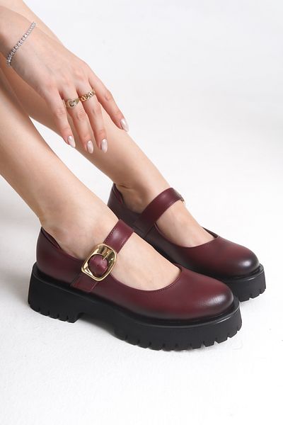 MARSEDO Pantofi casual Keira pentru damă, cu cataramă, cu toc gros