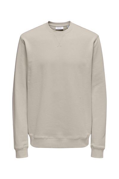 Only & Sons Φούτερ ONSDAVID REG CREW SWEAT Kahverengi Erkek