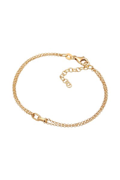 ELLI Bracelet Bracelet Without Stone Women Peachain 925 Sterling Silver 16 Cm