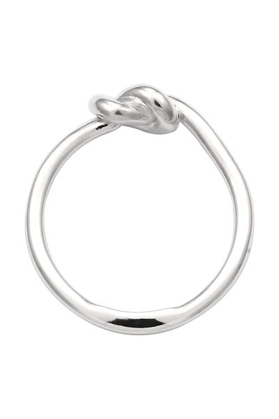 KUZZOI Prsten Prsten Men Knot 925 Sterling Silver