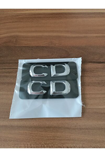 restinal Opel Astra G - Astra F - Vectra B - Kasa "cd" Yazısı Ön Kapı Çıtası "cd" Yazı 2'li