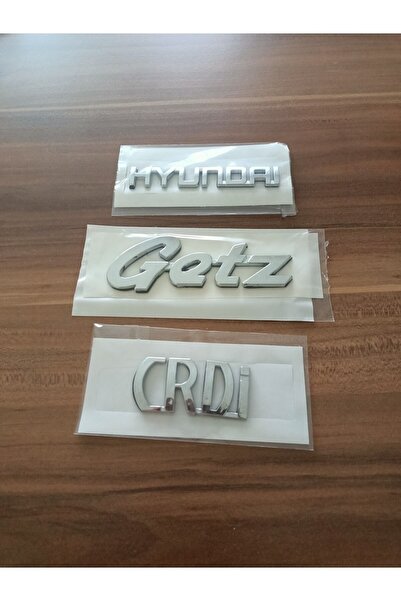 restinal مجموعة حروف صندوق السيارة الخلفي HYUNDAI GETZ CRDI مكونة من 3 قطع مج...