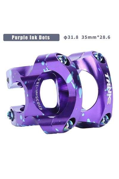 TANKE Camo Purple TANKE-MTB Ultralight Stem,35mm Handlebar,CNC,0 Degree Rise,Bicycle Stand,FR AM Enduro,31