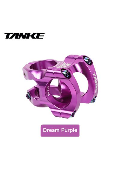 TANKE Dream Purple TANKE-MTB Ultralight Stem,35mm Handlebar,CNC,0 Degree Rise,Bicycle Stand,FR AM Enduro,3