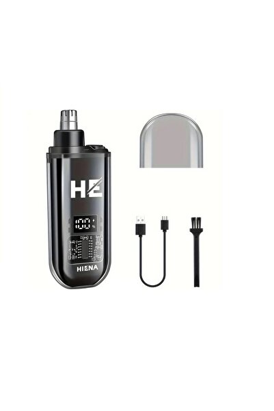 HIENA ماكينة تشذيب شعر الأنف والأذن الكهربائية القابلة لإعادة الشحن مع بطارية...