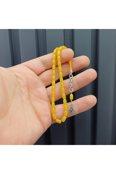 Selderesi MİNİ MİNİ Boy Kapsül Kesim Ateş Kehribar Tesbih Özel Tasarım Mikron...