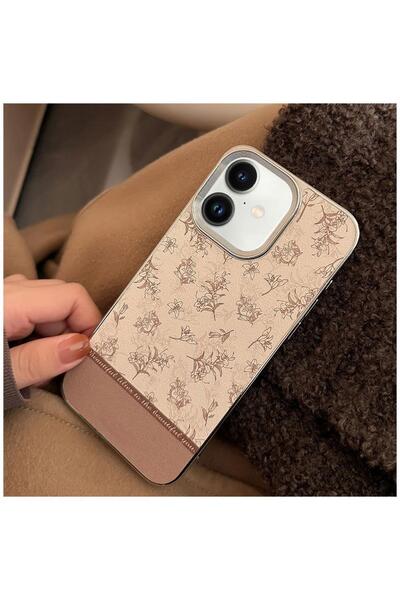 Zebana Apple iPhone 16 Uyumlu Kılıf Zebana Lily Flowers Silikon Kılıf Açık Ka...