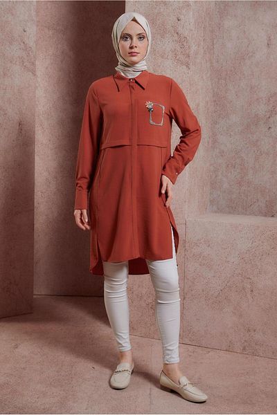 Alvina STONE DETAILED TUNIC 44493