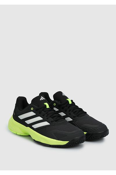 adidas Pantofi de tenis negri Courtjam Control 3 pentru bărbați (IH3093)