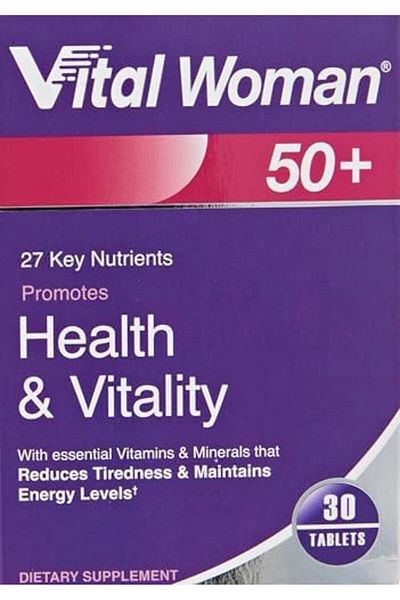 VITAL HEALTHCARE Vital Woman 50+ Multivitamin | For Women Health and Vitality | With Essential Vitam