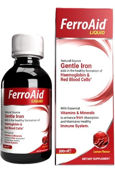 VITAL HEALTHCARE Ferroaid Liquid | Gentle Source of Iron Aids | For Healthy Formation Of Hemoglobin