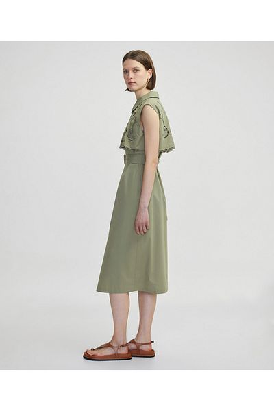 İpekyol Embroidered Poplin Dress