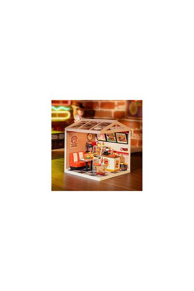 Rolife 3D Puzzle, DIY Yum Yum Burgers Mini House, plastic, RolIfe, 110 pieces