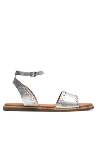 CLARKS women's sandals 26176293 silver