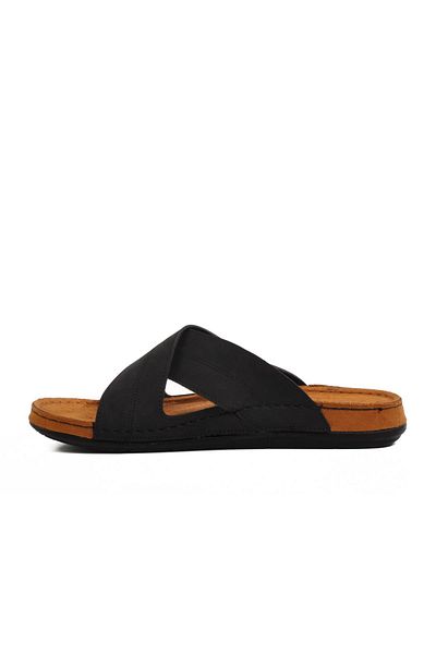 AYAKMOD Black Anatomical Men's Slippers Bento m