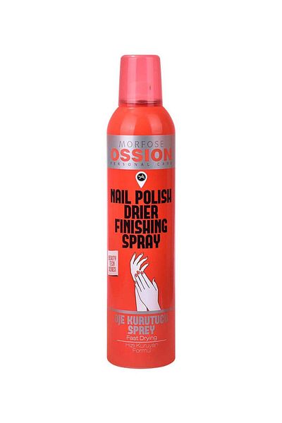 Morfose Morfose Ossion Quick-Dry Nail Polish Spray 300ml - Cuticle Conditioner & Chip Reducer