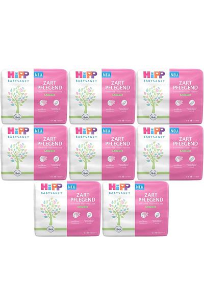 Hipp Set of 24 Baby Sanft Wet Towel Wipes (8Pk*3) - 1152 Sheets