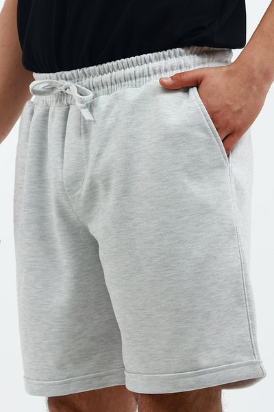OXVİN Ανδρικό σορτς βερμούδας με διπλό πόδι Comfort Fit Capsule