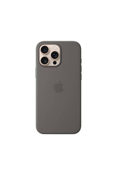 Max&Max Max & Max iPhone 16 Pro Max Silicone Case With Magsafe Light Grey