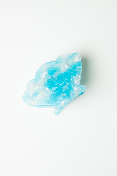Modex Blue Seashell Latch Hair Clip (6cm)