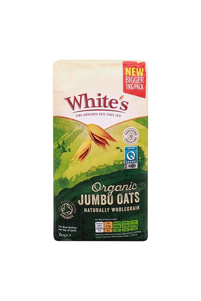 WHİTE'S White's Organic Jumbo Oats 1 kg