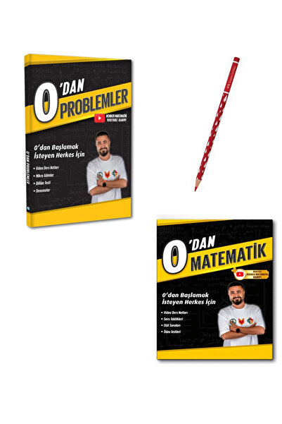 REHBER MATEMATİK YAYINLARI 0 dan matematik ve 0 dan problem 2 kitap