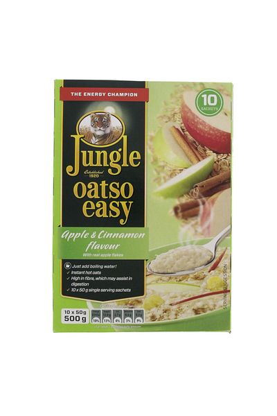 Jungle Oatso Easy Apple And Cinnamon Flavour With Real Apple Flakes 500 g