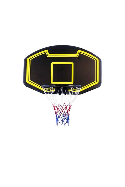 ACTION ONE Panou de baschet Action One cu inel cu amortizor 112x72 cm, negru galben