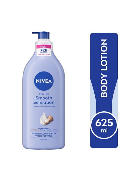 NIVEA Shea Smooth Body Lotion Shea Butter Dry Skin 625 ml
