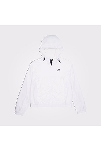 Converse Lightweight Windbreaker Kadın Beyaz Ceket