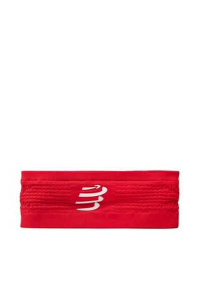 Compressport women's fabric headband CU00009B_300 red