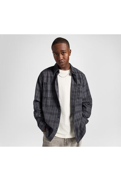 Converse Erkek Ekose Gri Siyah Gömlek