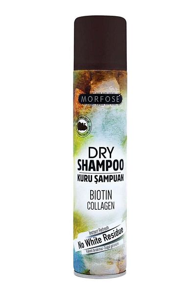 Morfose Morfose Brown Hair Dry Shampoo with Biotin & Collagen - No Residue 200ml