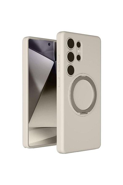 Max&Max Max & Max Silicon Case Grey Samsung Galaxy S25 Ultra