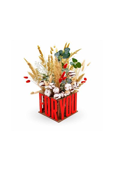 EWA 3D puzzle, Decorative vase FOR YOU, EWA, wood, 14 pieces